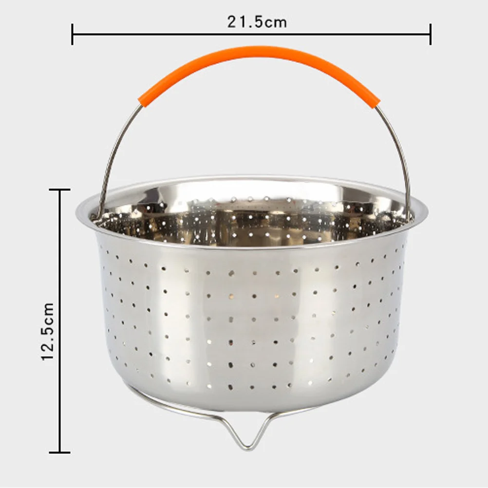 21 5X125CM Steamer Fruit Cleaning Basket Pressure Cooker Desk Lamp Rice Stainless Steel