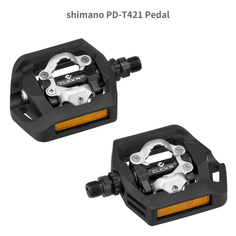 domein reparatie Leerling Shimano Click'r Clipless/platform Pedals Pd T421 Pd T420 Pedal Mtb Bicycle  Pedals Touring Pedal Trekking Pedal City Bike Pedal - Bicycle Pedal -  AliExpress