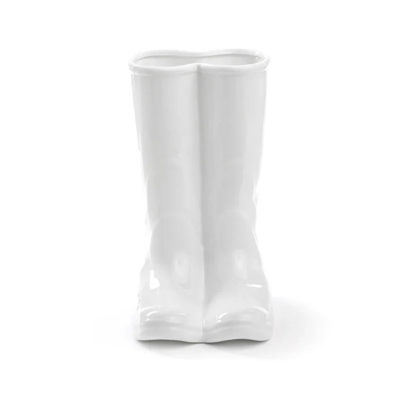 Multifunctional Umbrella Stand: Rain Boots Shaped Parasol Holder, Resin Material, Decorative Entrance Storage Rack