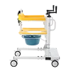 home care equipment patient transfer lift chair Manual Crank Lift Transfer Chair 3