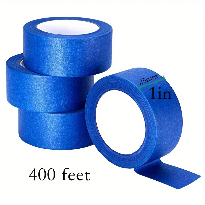 100 feet * 1in Blue Painters Tape 2 inches Wide, Bulk