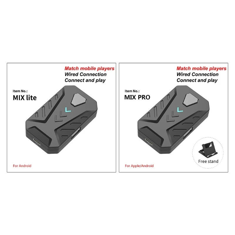

Mobile Controller Gaming Keyboard Mouse Converter Adapter Plug Gamepad for PUBG Bluetooth-compatible Phone Adapter Dropship