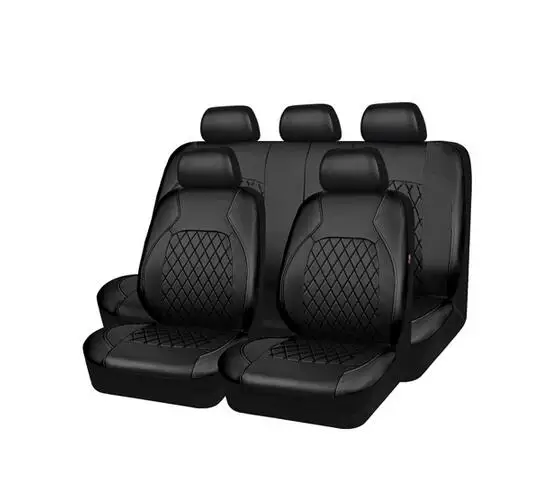 Fundas De Asiento Delantero Y Trasero Para Suzuki Hayabusa GSX1300R (1999-2007) - Vinilo Negro, Hechas En USA