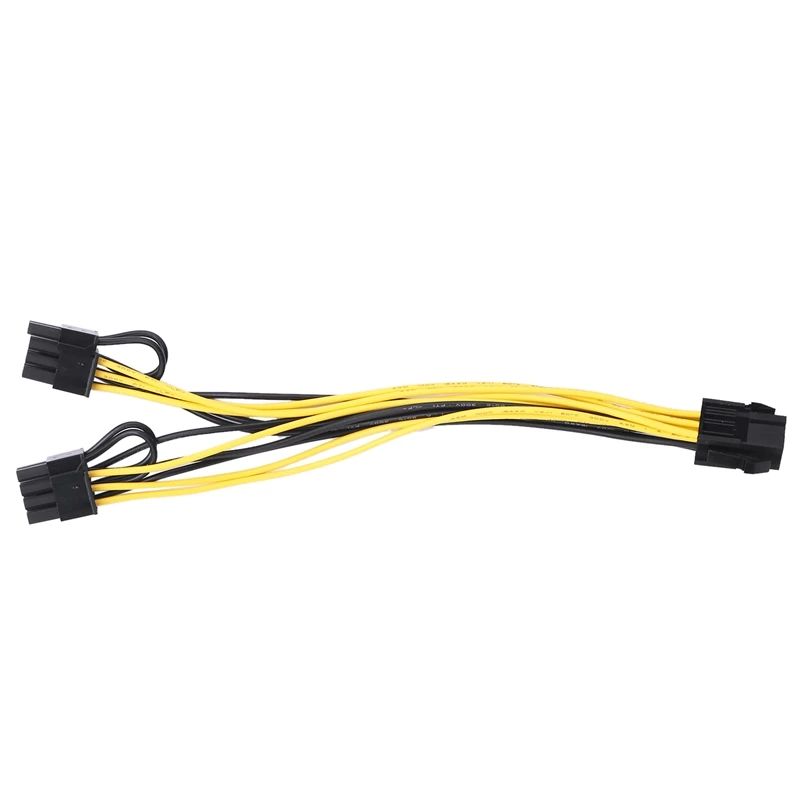 

10 Pcs 6 Pin To Dual Pcie 8 Pin (6+2) Image Card PCI Express Power Adapter GPU VGA Y-Splitter Extension Cable Mining