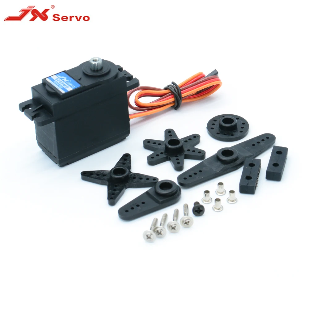 

JX Servo PS-5509MG 55g 9kg 4.8-6.0V High Torque Metal Gear Standard Analog Servos Core Motor for RC Car Boat Drone Model Parts