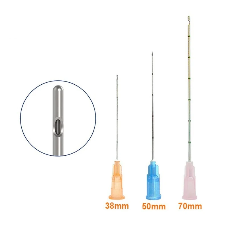 High Quality Disposable Korea Fine Micro Blunt Needle Canula 14G 90MM /18G 100MM Blunt Tip Cannula Needle For Filler Hyaluronic