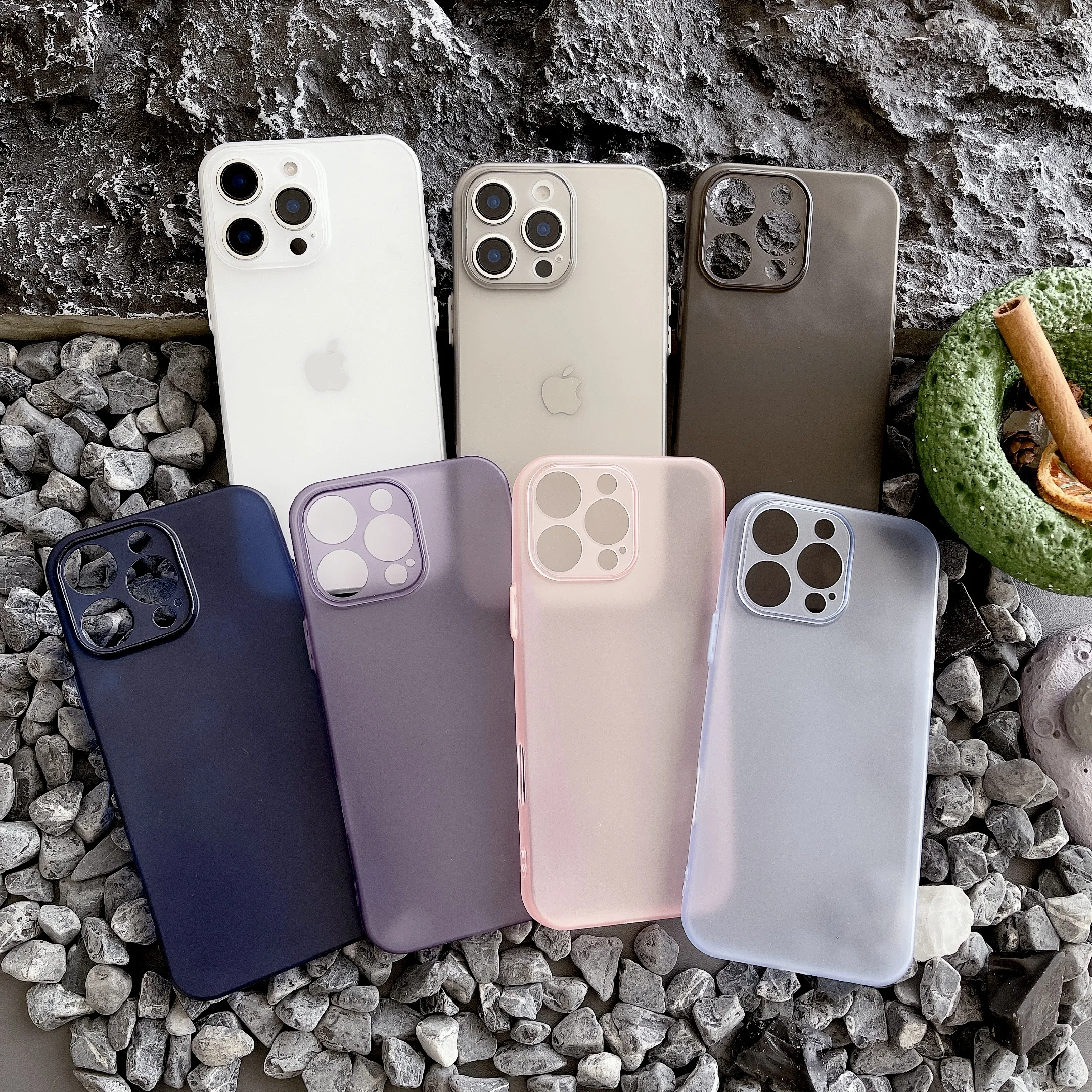 Ultra Thin Matte Transparent Soft TPU Shockproof Frosted Translucent Phone Case
