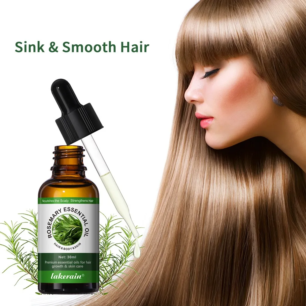 Rosemary Essential Oil Hair Growth Hair Loss Regrowth Strengthens Moisturizing Nourishes Scalp Improve Circulation Care