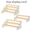 Multi-layer Display Stand Hand Model Cosmetic Display Storage Rack Perfume Jewelry Figure Acrylic Wood Ladder Organizer Shelf 1