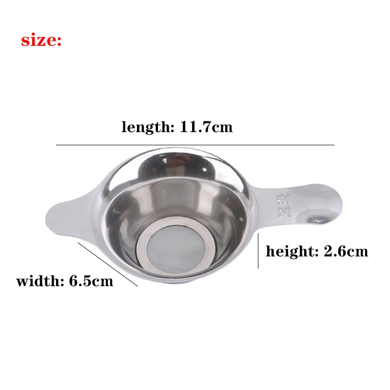 Description Picture 4 of itemStainless Steel Tea Leaf Funnel Filter Tea Strainer Fine Mesh Chinese Kung Fu Kitchen Teaware Accessories Reusable Filter Tools