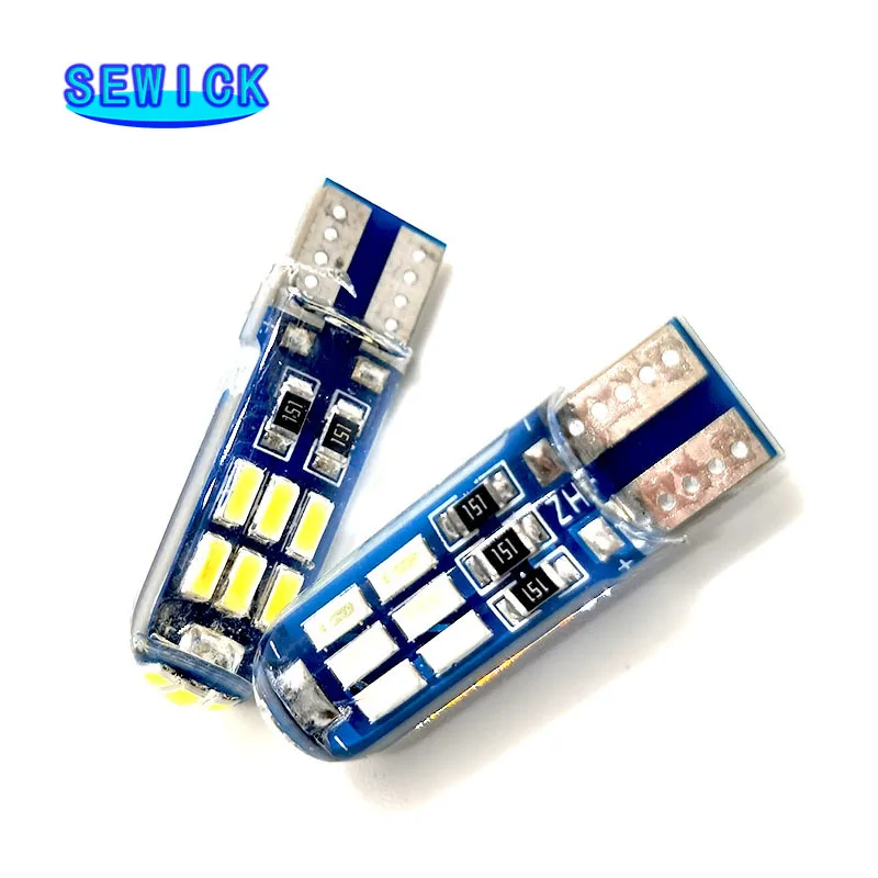  100Pcs T10 Ǹ 3014 15SMD Led W5W 192 168  Ʈ  ̵   ȣ  ڵ Ÿϸ