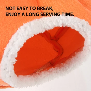 Pumpkin Shape Warm Bed Pet Sleeping Nest Comfortable House for Hamsters Guinea Pigs Hedgehogs Squirrels Small Pet Resting Beds