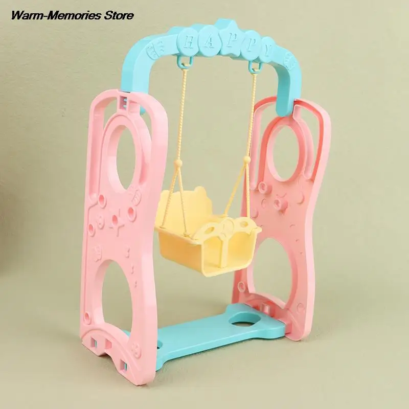 

1Set Mini Baby Carriage Dollhouse Miniature Slide Bed Doll Accessories Kids Furniture Toys