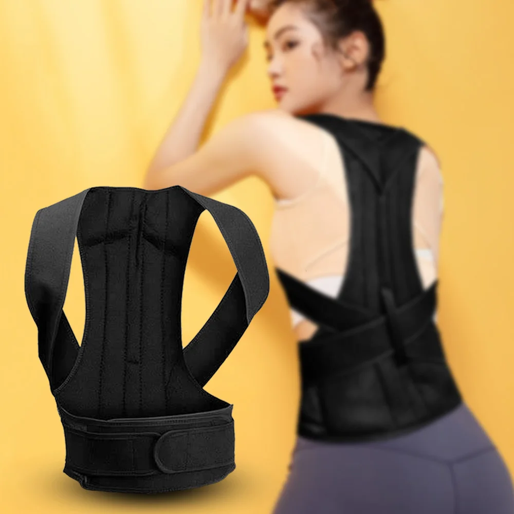Adjustable Posture Corrector Fitness Back Support Body Building Brace Lumbar Belt Sports Safety Entertainment |