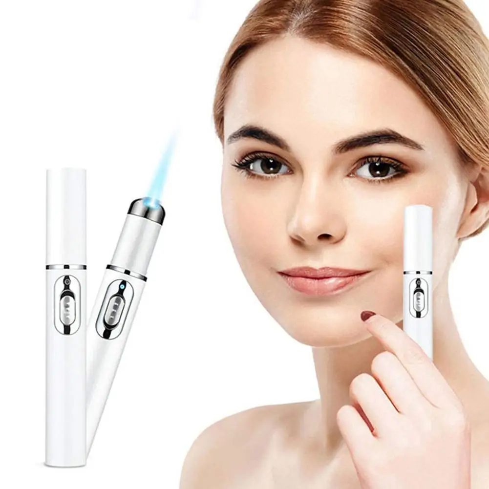 For Acne Laser Pen Portable Wrinkle Removal Machine Soft Scar Remover Device Blue Light Therapy Pen Massage