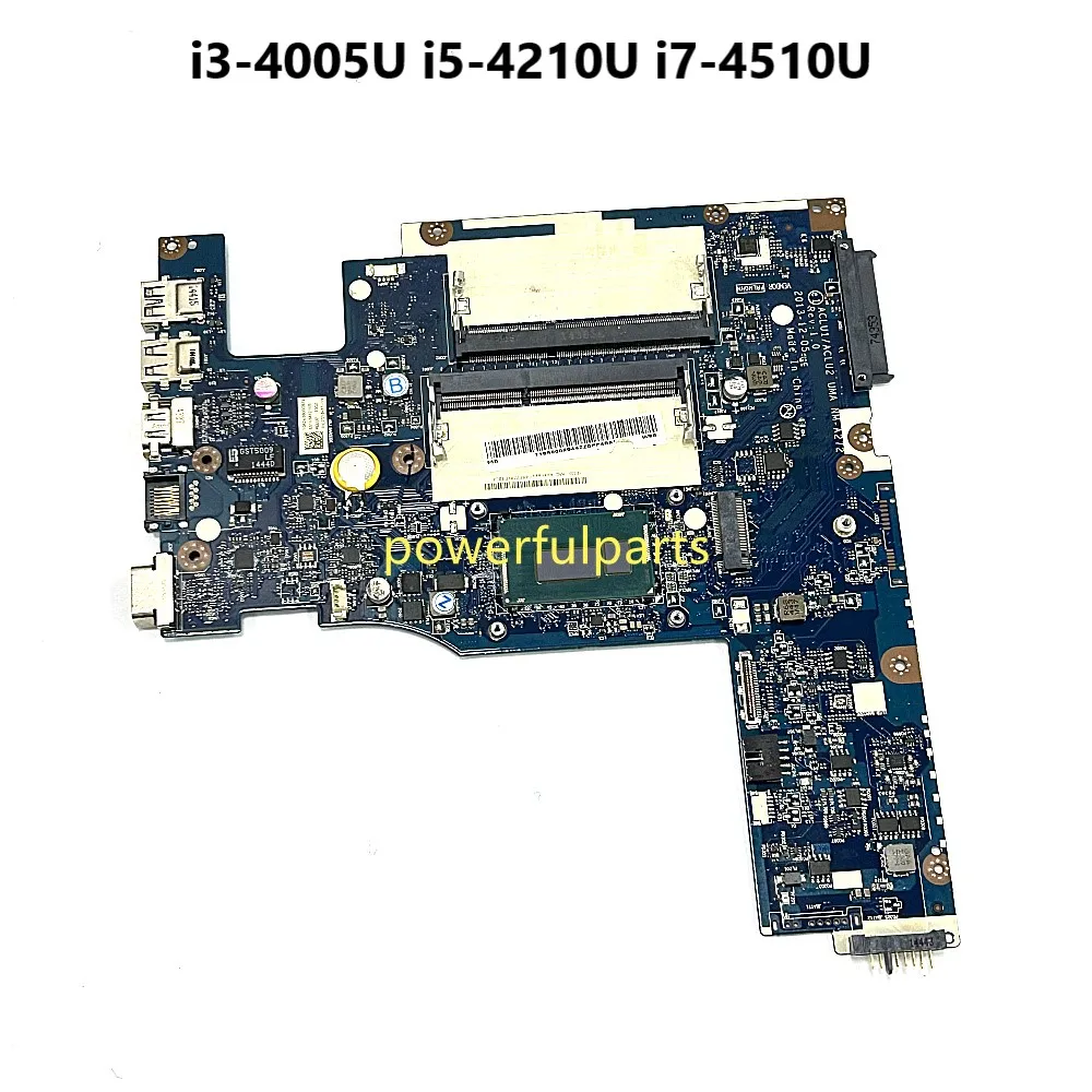 Trabalhando Bom Motherboard para Lenovo On-board Cpu I34005u I5-4210u I7-4510u Aclu2 Nm-a272 G5070 G5080