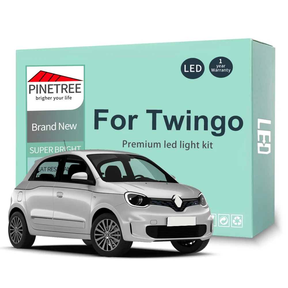 Pack Leds plaque d'immatriculation pour Renault Twingo 2