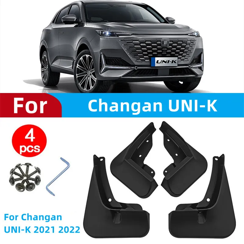 

Брызговики для Changan UNI-K 2021 2022, брызговики для задних колес, автомобильные аксессуары, брызговики, брызговики unik