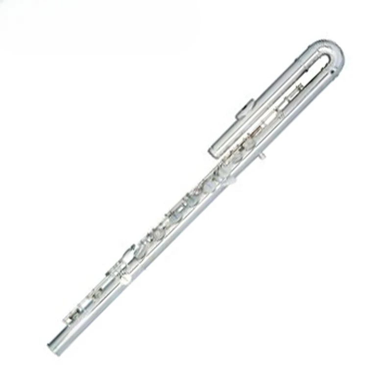 Professional Silver Plated Cupronickel Body Bass Flute (JFL-460SE)