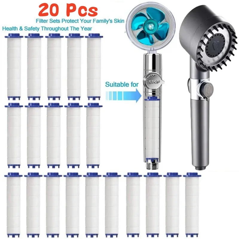 High Output Shower Water Filters - Pack of 20 for Enhanced Water Purity and Quality