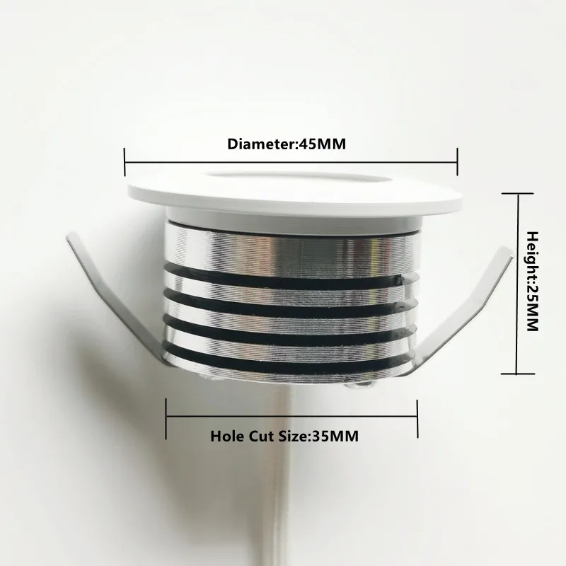 미니 LED 스포트 Downlights 디 밍이 가능한 COB 5W Led 스포트 천장 캐비닛 쇼케이스 로프트 장식에 대 한 110V 220V 빛