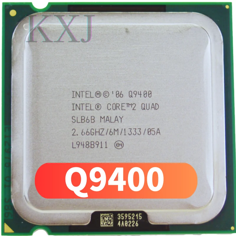 free shipping Core 2 Quad Q9400 CPU Processor (2.66Ghz/ 6M /1333GHz ...