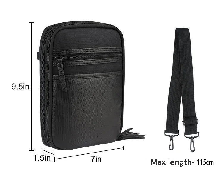 Tactical Concealed Gun Carry Bag Handgun Mag Shoulder Bag Fanny Pack Hunting Waist Pocket Soft Protection Pistol Gun Case 6