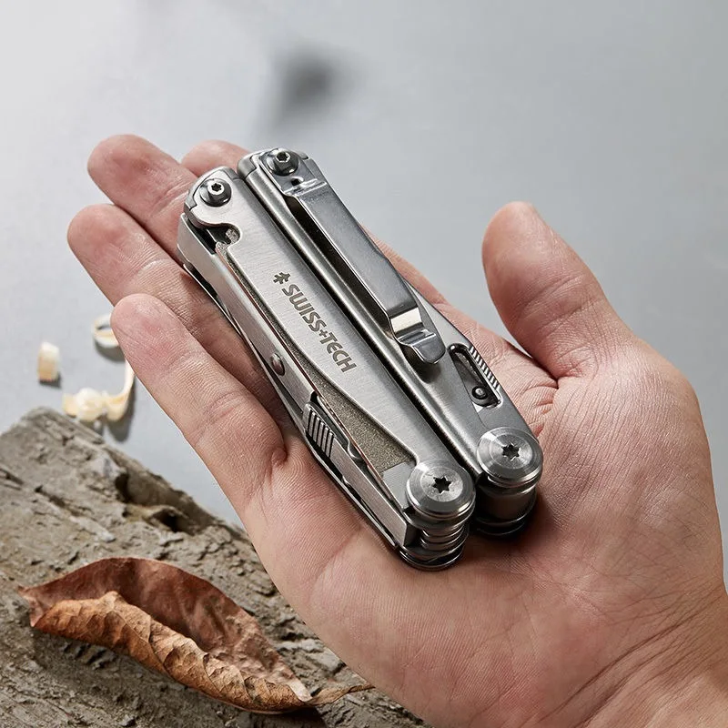 SWISS TECH 18in1 Multitool Dolding pliers Camping Tactical Survival Hunting Outdoor Hiking EDC
