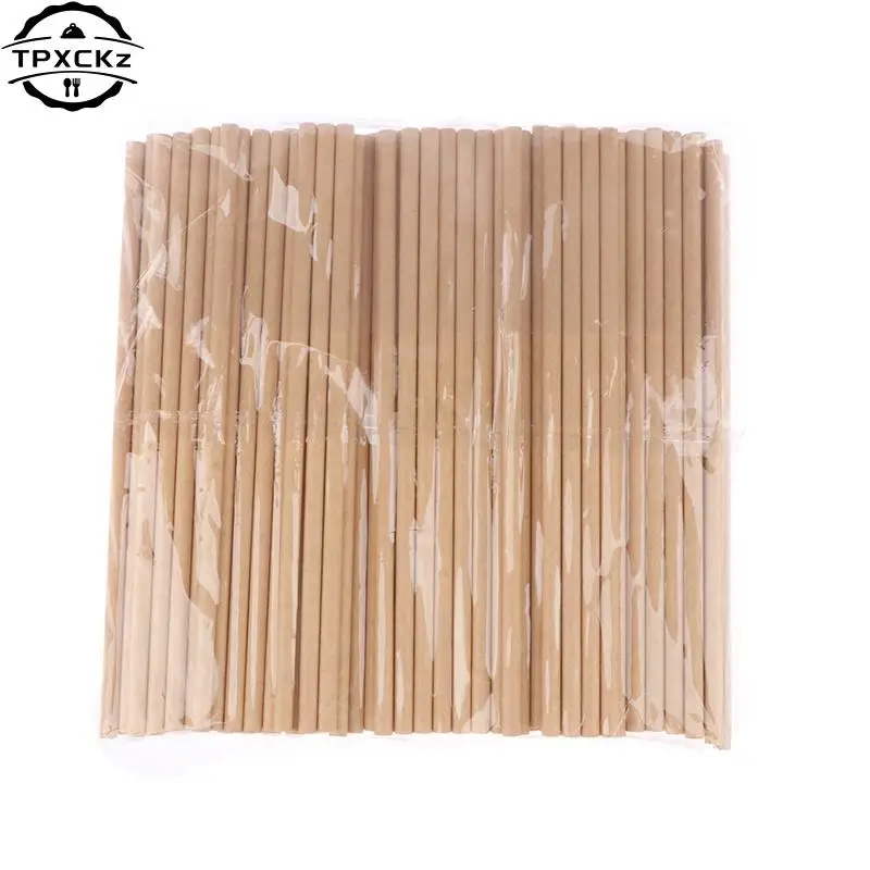 

Eco Friendly Vintage Kraft Paper Straws Wedding Celebration Classmate Birthday Party Decoration Event Get Together Supplies
