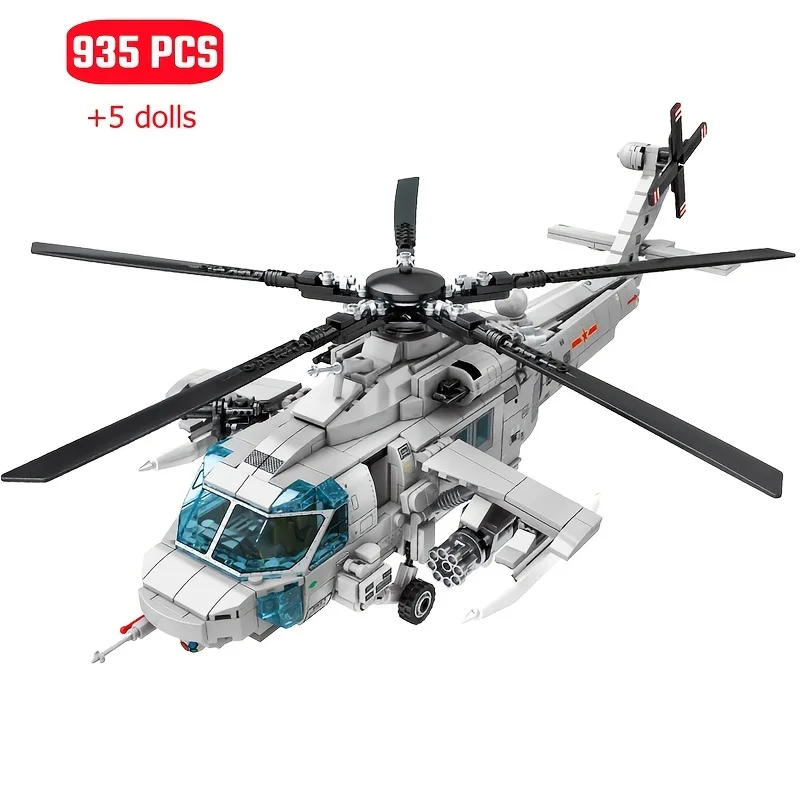 

SEMBO SWAT Police Technical Armed Helicopter Building Blocks Model Military STEM Kit WW2 Aircraft Bricks DIY Toys For Boys Adult