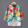 Children's Waterproof Drawing Clothes Kindergarten Long Sleeved Cover Dining Bib Waterproof Reverse Dressing Boys' Girls' Aprons 5