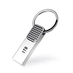 High - Speed 2TB Waterproof USB 3.0 Flash Drive - Durable Metal Design for Enhanced Data Storage and Transfer (1TB)