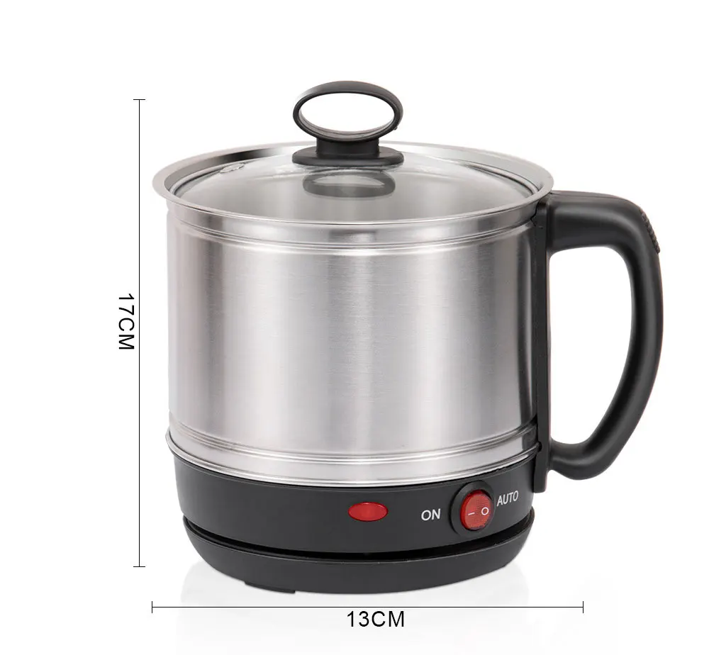 Description Picture 2 of itemPortable Electric Cooker Saucepan Cooking Shabu Pot Hot Pot Mini Electric Pan Small Ramen Pot Heated Mug Heating Boiling Cup