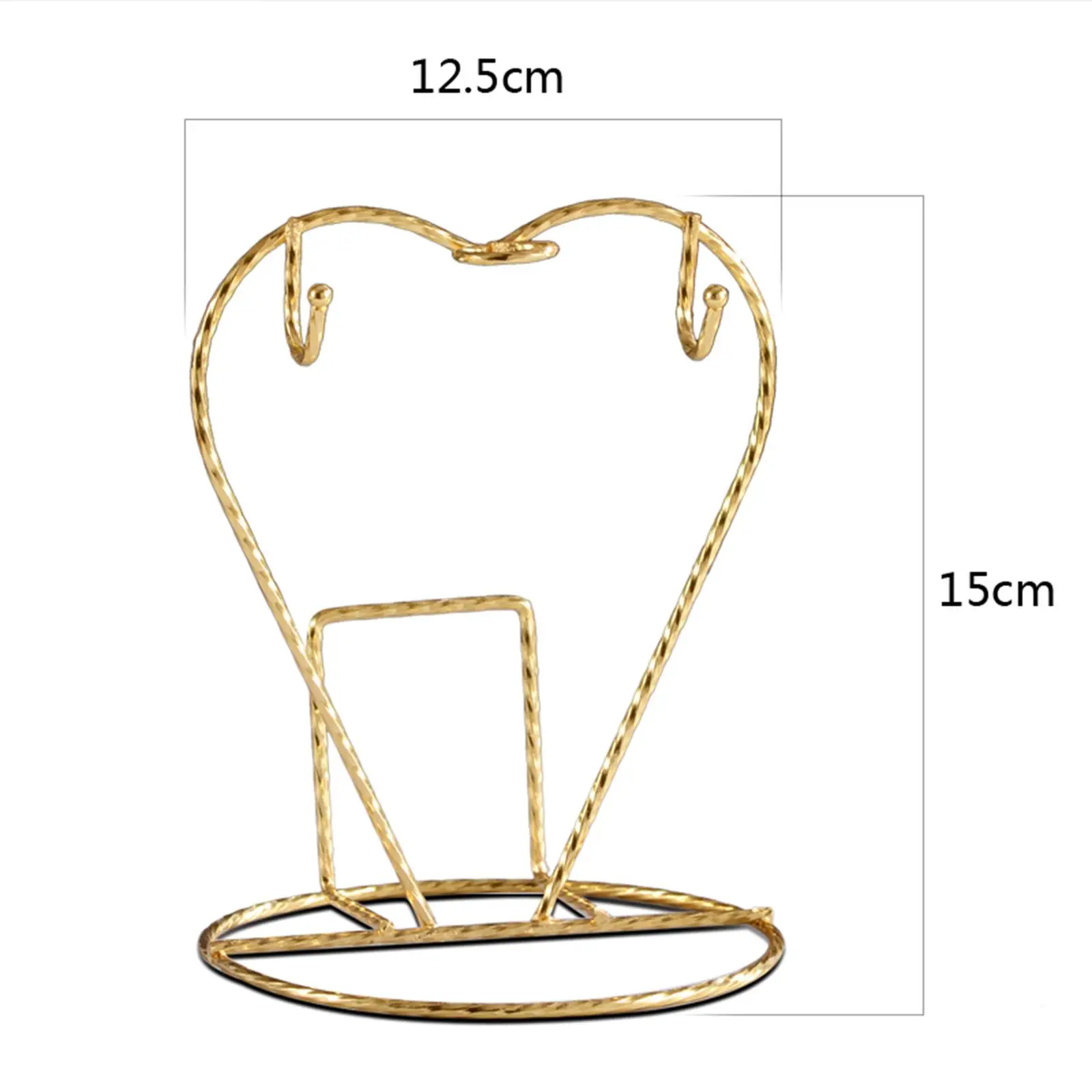 Durable Mug Holder Drain Rack Hold 2 Mugs Water Bottle Cup Stand with Hooks Mug