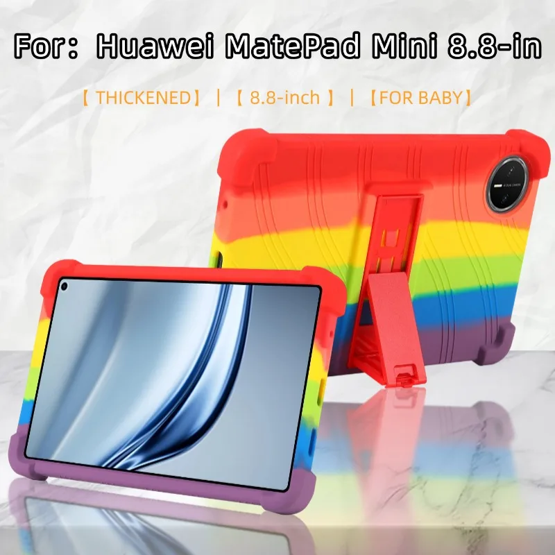 Durable Soft Silicone Kids Stand Cover for 8-inch Tablets with Multiple Viewing Angles