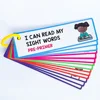 Lachilly English 220 Sight Words Flashcards for Kid Preschool Children Kindergarten Toddler  Learn To Read Phonics Learning Card 2