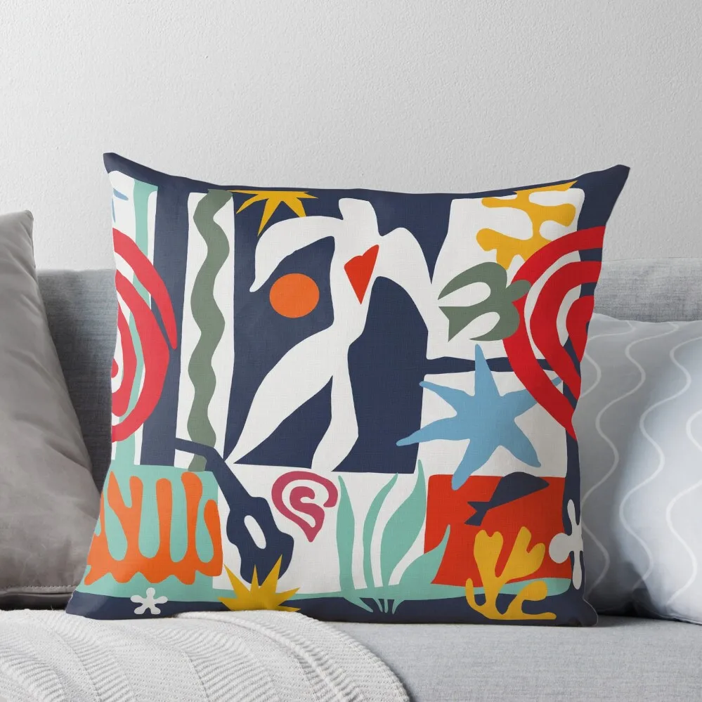 

Inspired by Matisse Throw Pillow Cushions Cover Pillow Case Christmas Sofa Decorative Covers