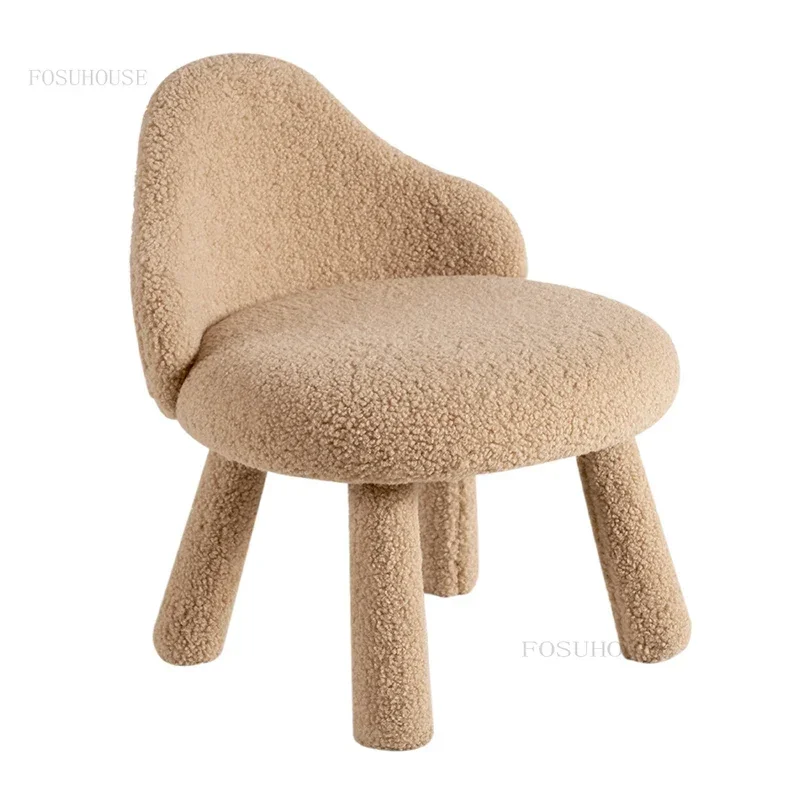 Fabric Home Furniture Living Room Children's Chairs Kids Nursery Kindergarten Backrest Chair for Small Apartment Study Low Stool