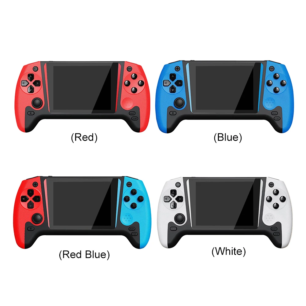 Console di gioco portatile retrò con schermo LCD da 3,5 pollici, console di gioco con 500 giochi integrati, console di gioco nostalgica da 1200 mAh per bambini e adulti - Image 4