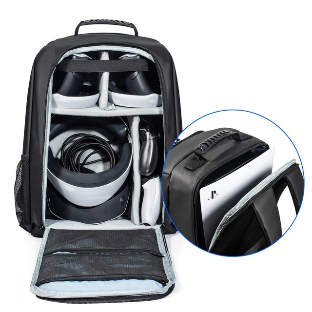 Travel Backpack for PS3,4 PS5 Carrying Storage Backpack with Charging Port  Portable Waterproof and Shockproof Protective Bag - AliExpress