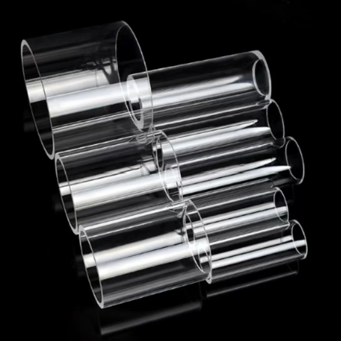 

Кварцевые капиллярные трубки трубка OD17 * ID12 * L1000 мм/Кремниевая однокалиберная стеклянная капиллярная трубка/высокотемпературные стеклянные трубки