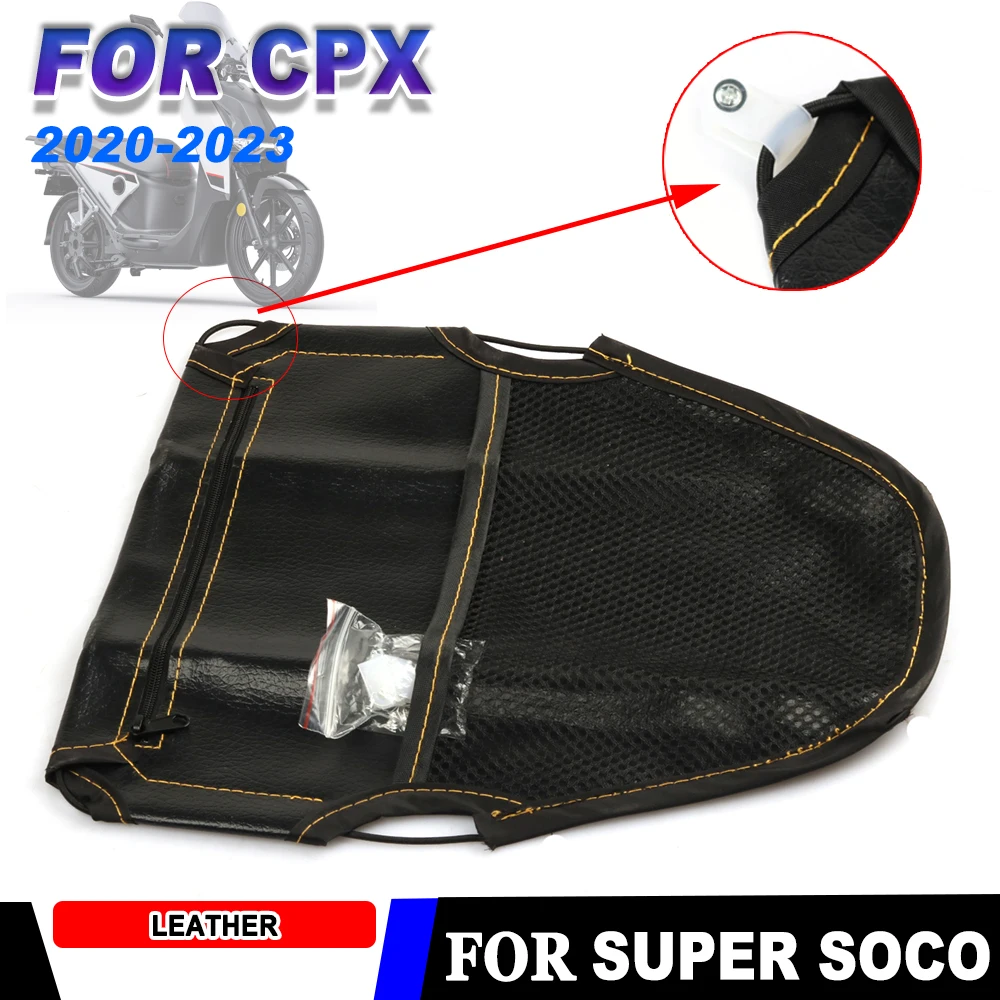 For Super SOCO CPX Motorcycle Under Seat Storage Bag Pouch Tool Bag Organizer Bags Pad Accessories Parts