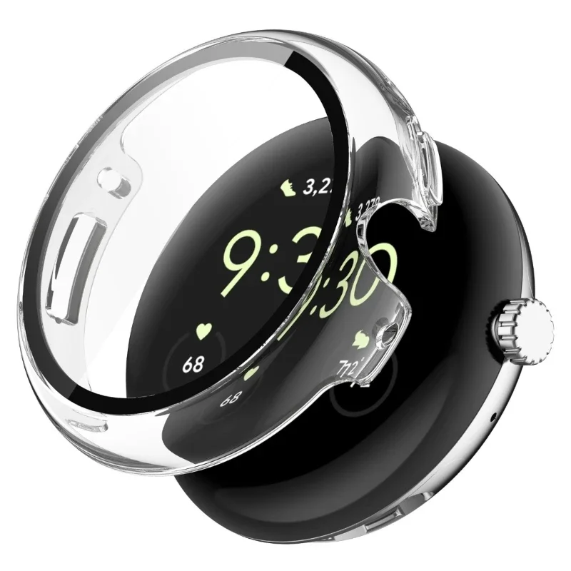 

Защитный чехол с полным покрытием для Pixel Watch2, водонепроницаемый защитный чехол для экрана, корпус для смарт-часов, пленка из закаленного стекла