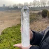 Natural Large Clear Quartz Crystal Points Reiki Tower Wand Healing Home Decoration 1