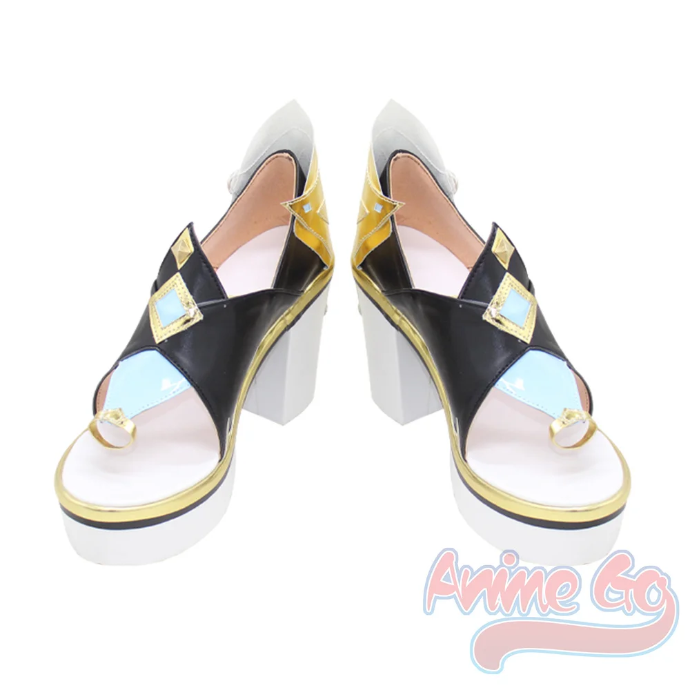 

Game Genshin Impact Shenhe Cosplay Shoes Women High Heels C00934