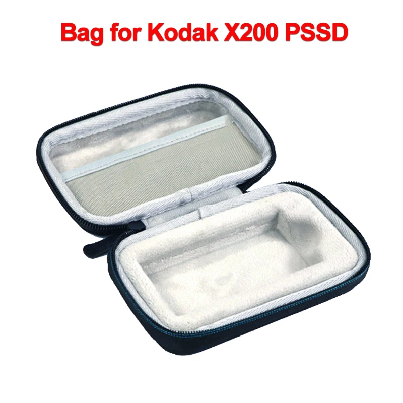 Hard Drive Box Hard Drive Case 1.8 Inch SSD Case For KODAK X200 PSSD Bag Waterproof Mobile Hard Disk Box Portable Storage Protective SSD Accessories Present