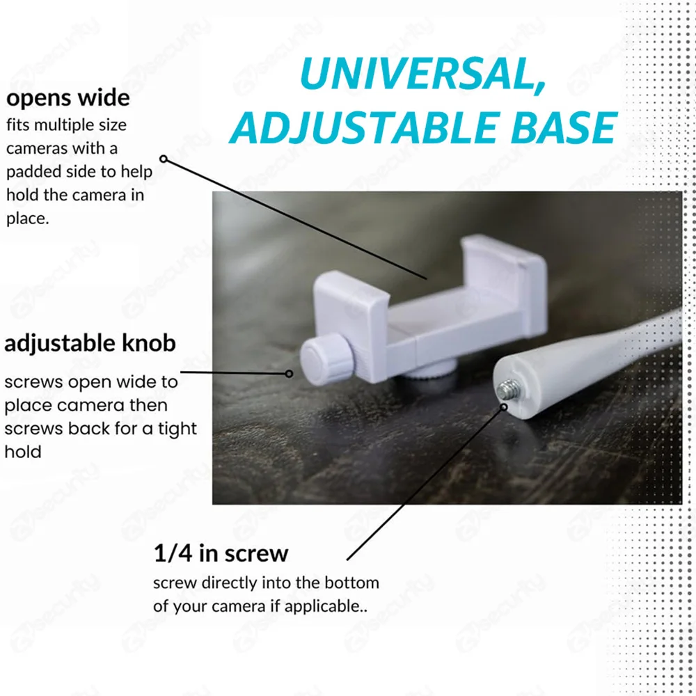 DoeDoefong Universele Babycamera Houder - Verstelbaar 75-170 Cm, Flexibele Zwanenhals Voor Babyfoon En Camera
