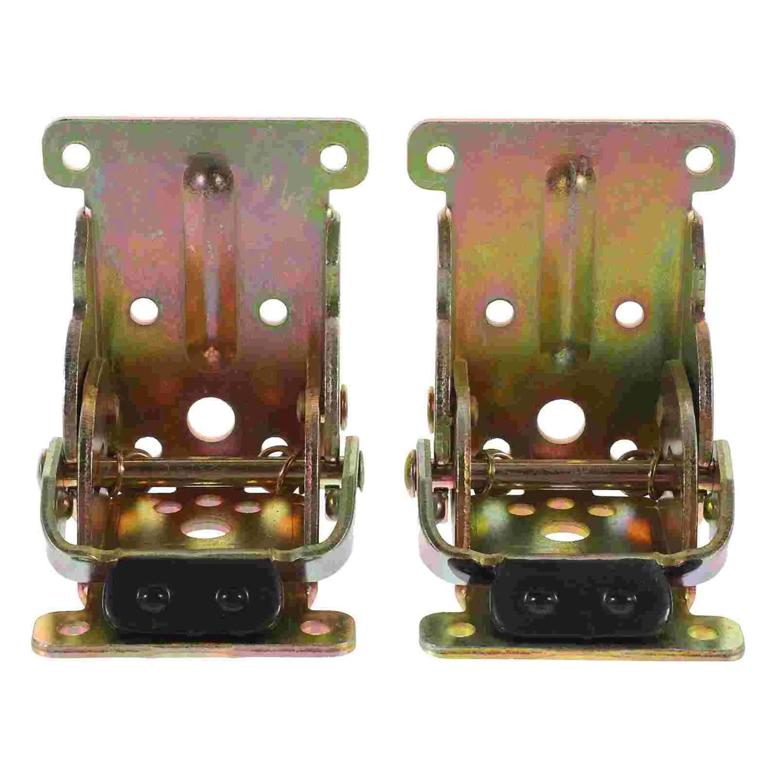 

2 Pcs Self-locking Folding Hinge Office Table Hinges Desk Legs Heavy Duty Iron Chair for