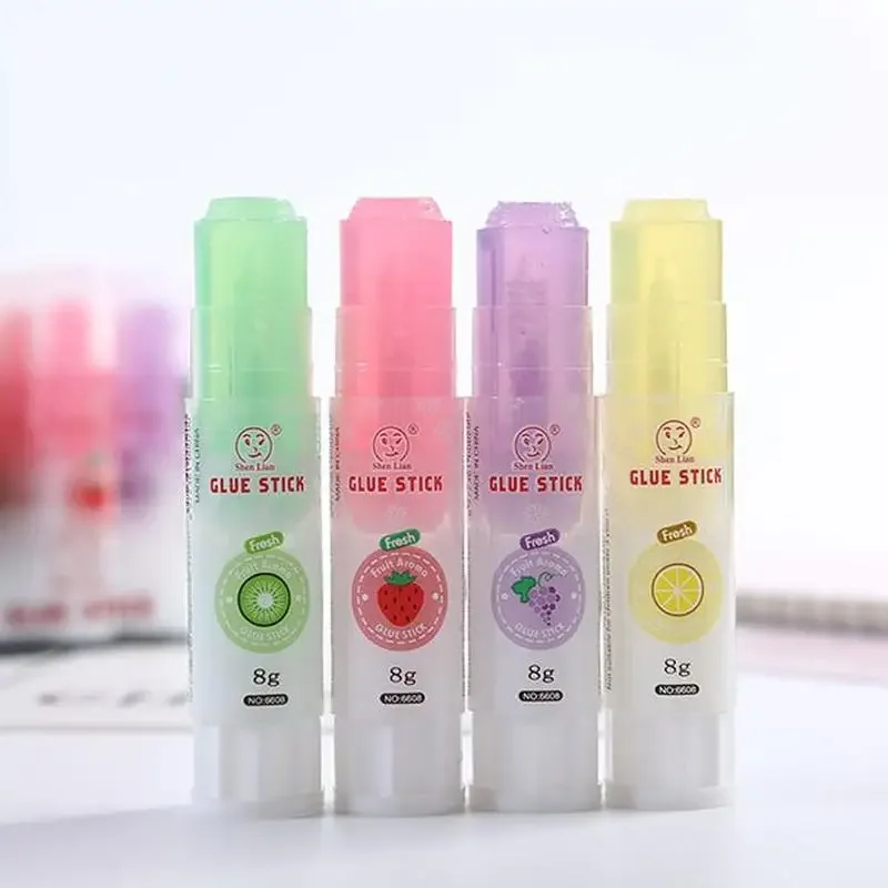 단단한 접착제 스틱, 안전 및 어린이 친화적, 학교 사무용품, 4 개