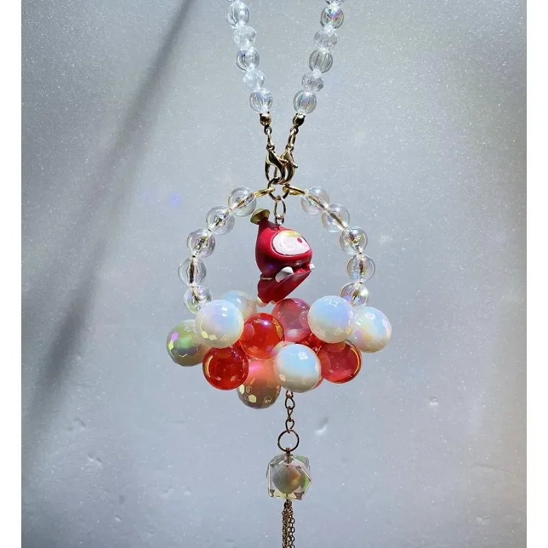 

Car Hanging with Diamond Doll Fashion Crystal Rearview Mirror Decoration Gift Car Decoration Baby Camera Decoration